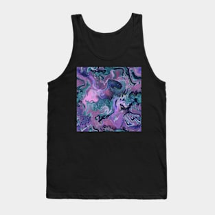 Purple Green Astros Tank Top